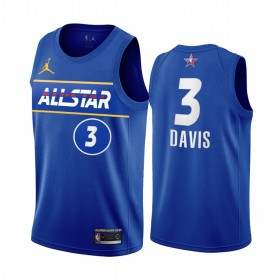 Dres Los Angeles Lakers Anthony Davis 3 2021 All-Star Jordan Brand Plava Swingman